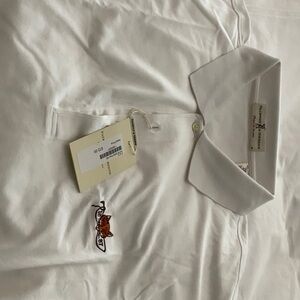 NWT white XXL/TTG short sleeve polo shirt